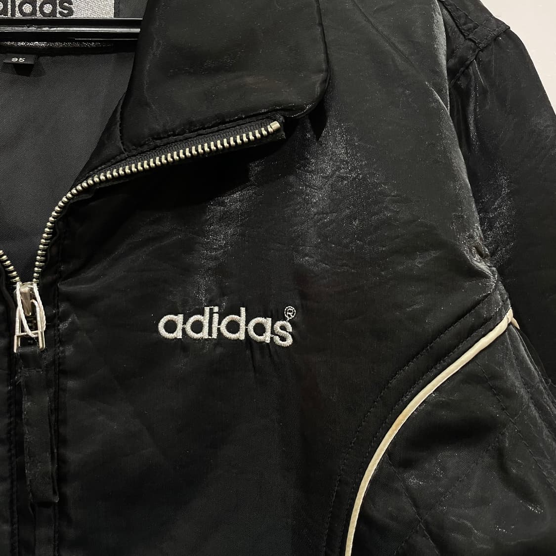 Adidas Vintage Quilted Zip Jacket 상품이미지3