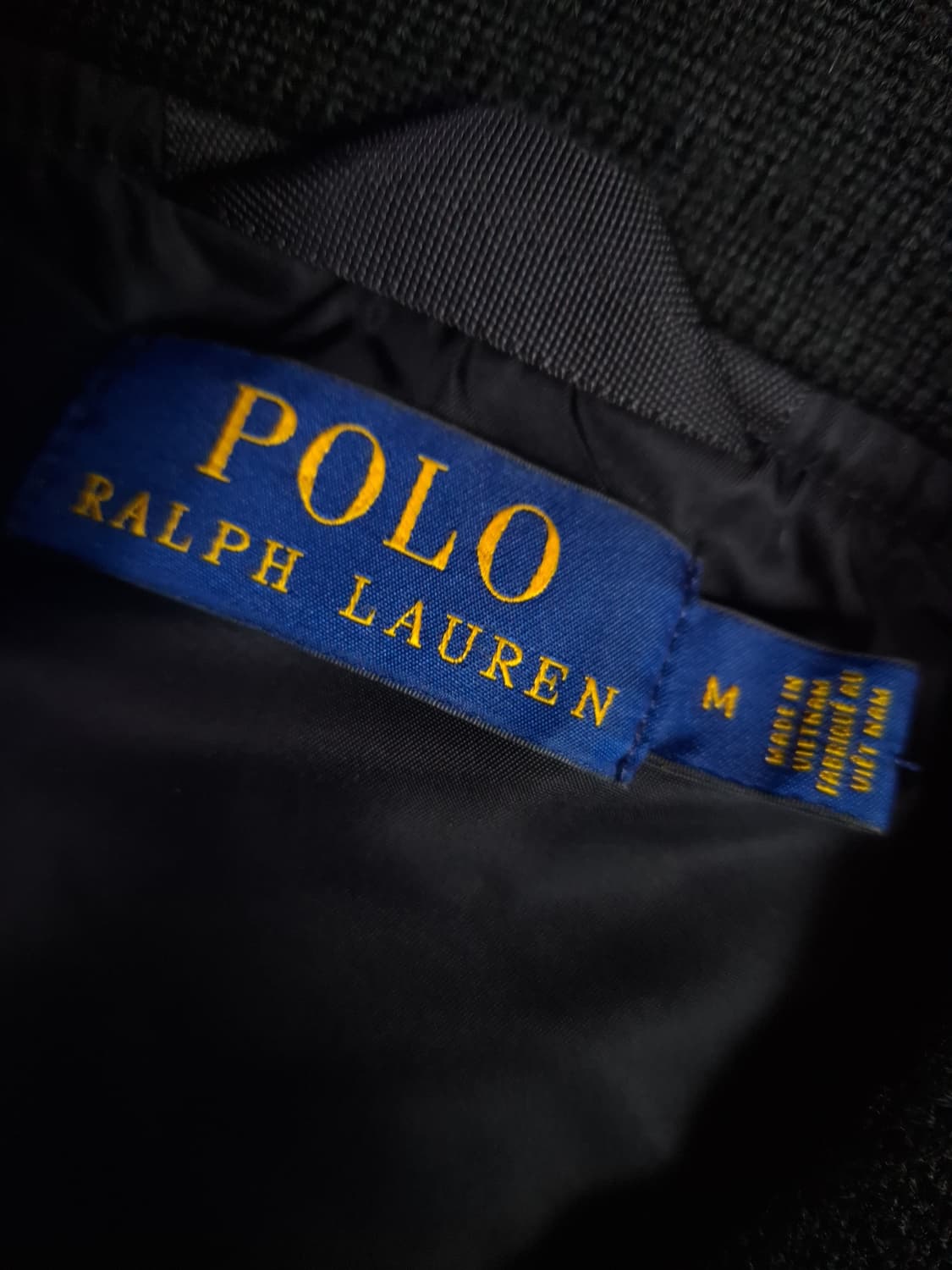 오리지날 랄프로렌폴로 신형 블랙 슬림형 MA-1 항공자켓 상품이미지3