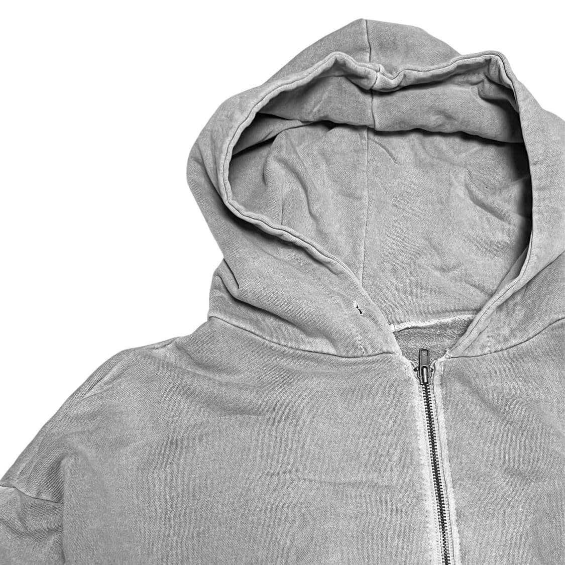 Vintage Pigment Hooded Zip-Up_Gray 상품이미지2