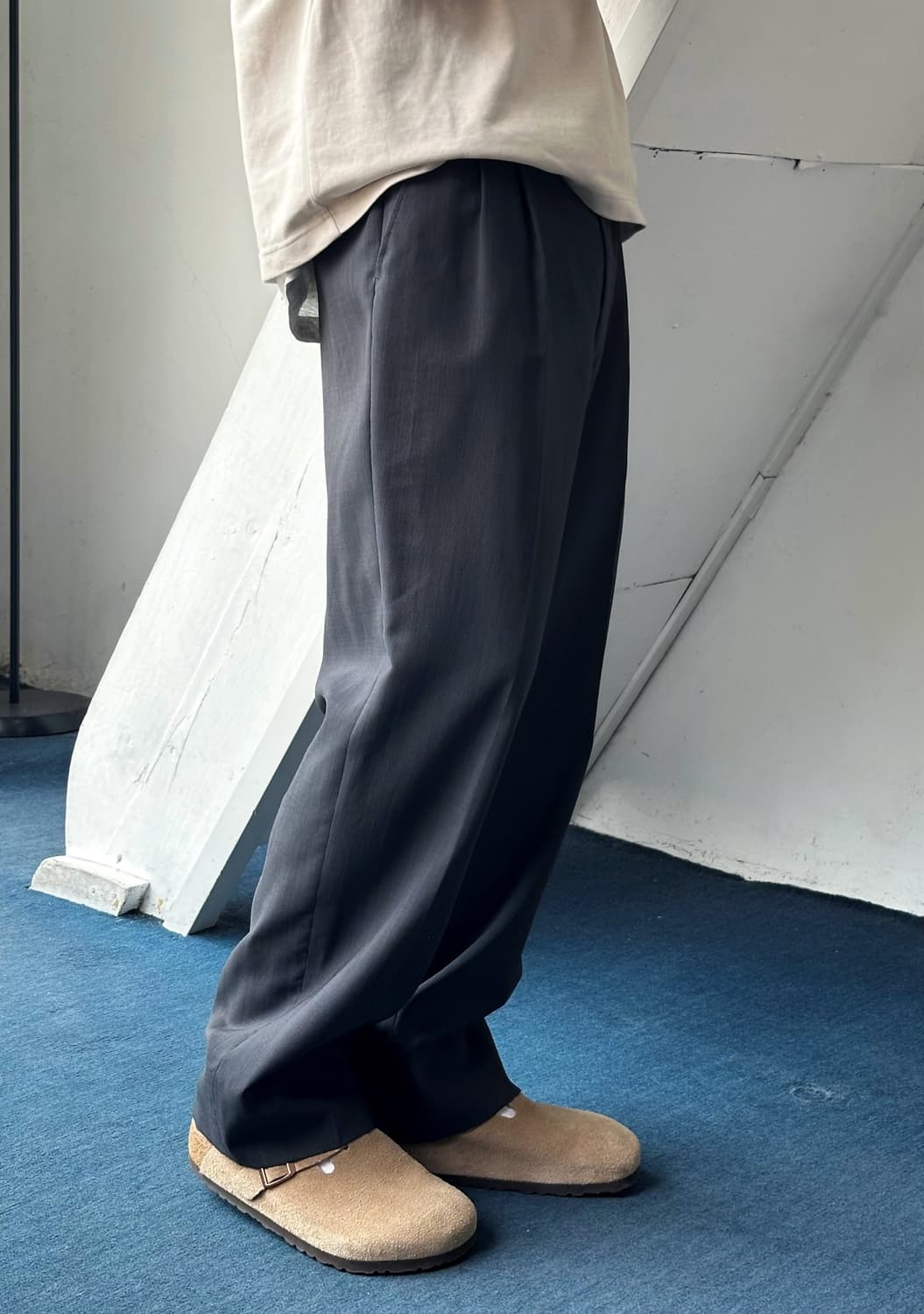 Tropical wool blend 2 pleats trouser 상품이미지9
