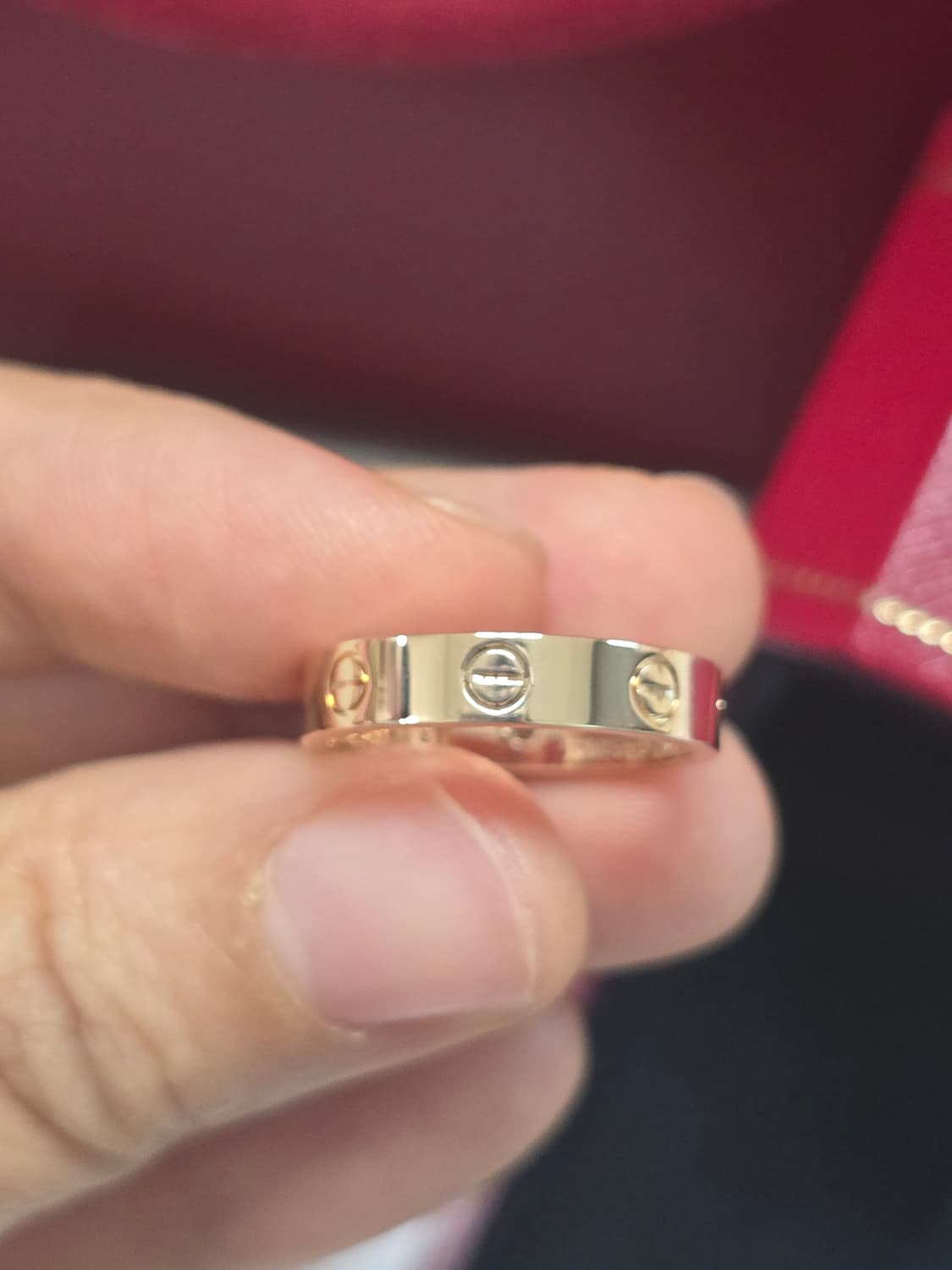 까르띠에 러브링 다이아 핑골 52호 새상품 풀박스 상품이미지5