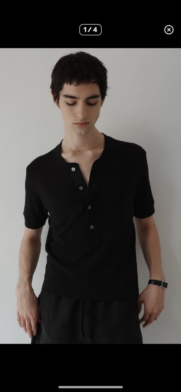 (새상품) 리젤서비스 헨리넥 2 상품이미지1