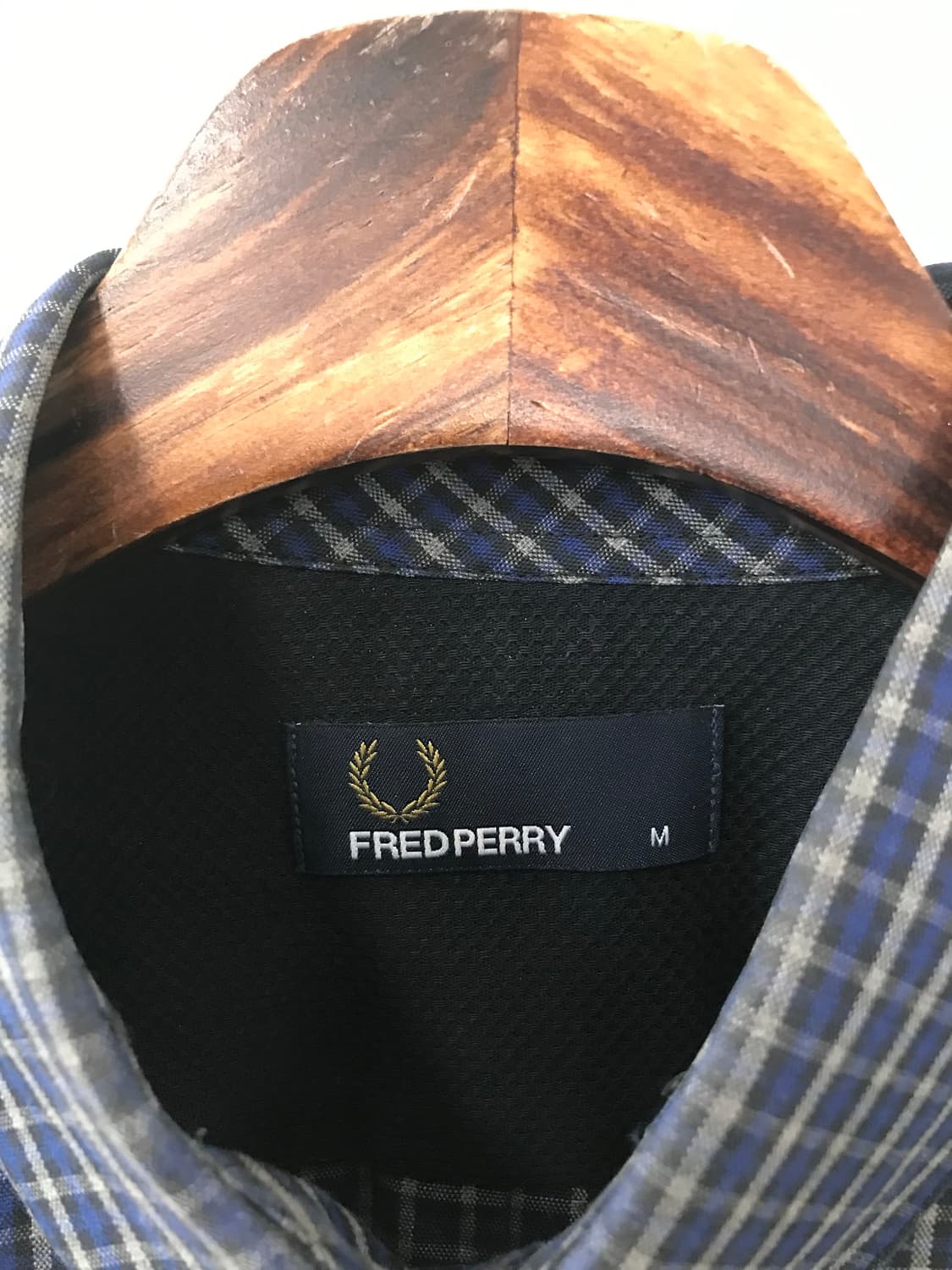 프레드페리 월계수 자수로고 체크 셔츠 상품이미지7