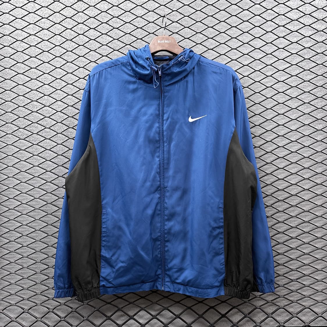 나이키 트레이닝 쉘 후드자켓 배색 디테일 루즈핏 마린블루 상품이미지2