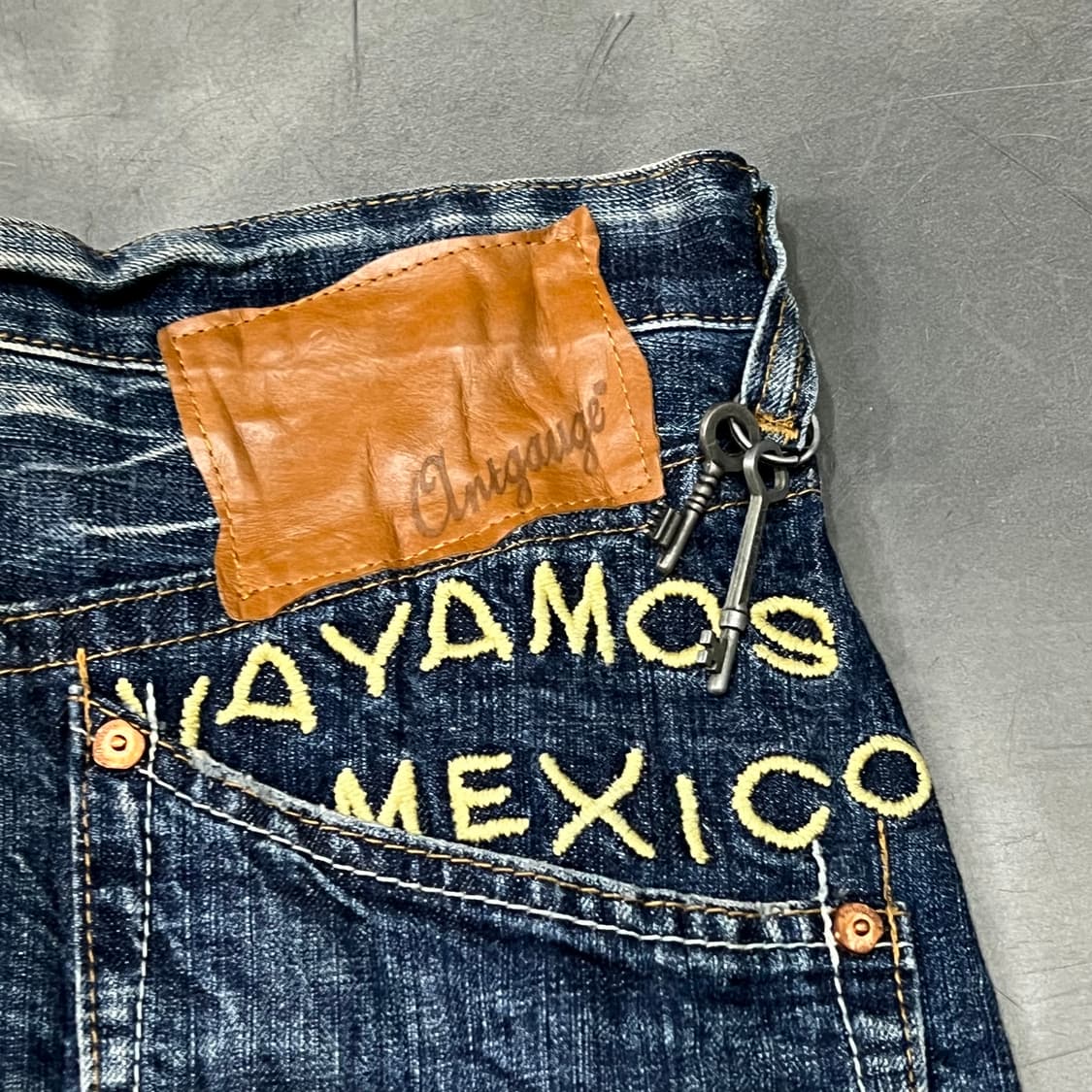  Antgauge 자수 데님 스커트 y15552 상품이미지5