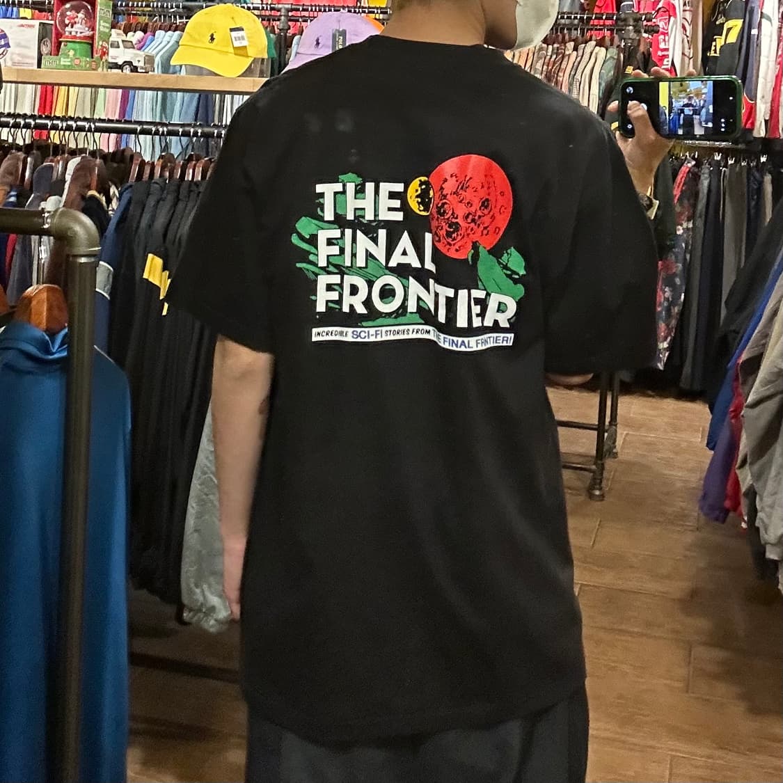 [HI] 빈티지 락 반팔티 블랙 상품이미지5