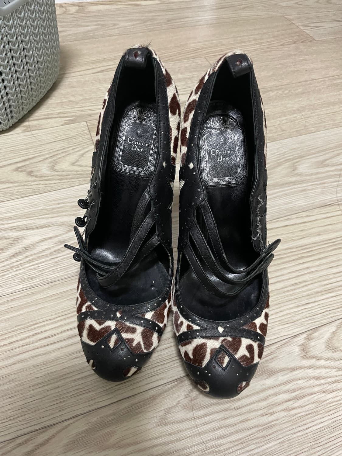 레오파드 송치 하이힐 상품이미지3