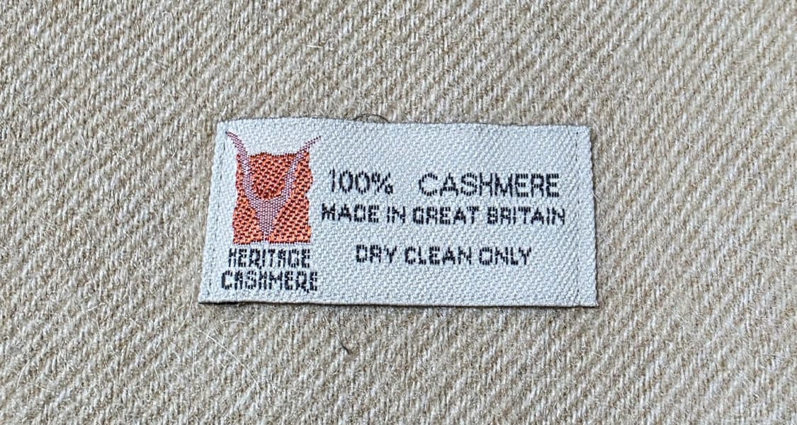 Heritage Cashmere 영국산 캐시미어100 양면 머플러 상품이미지6