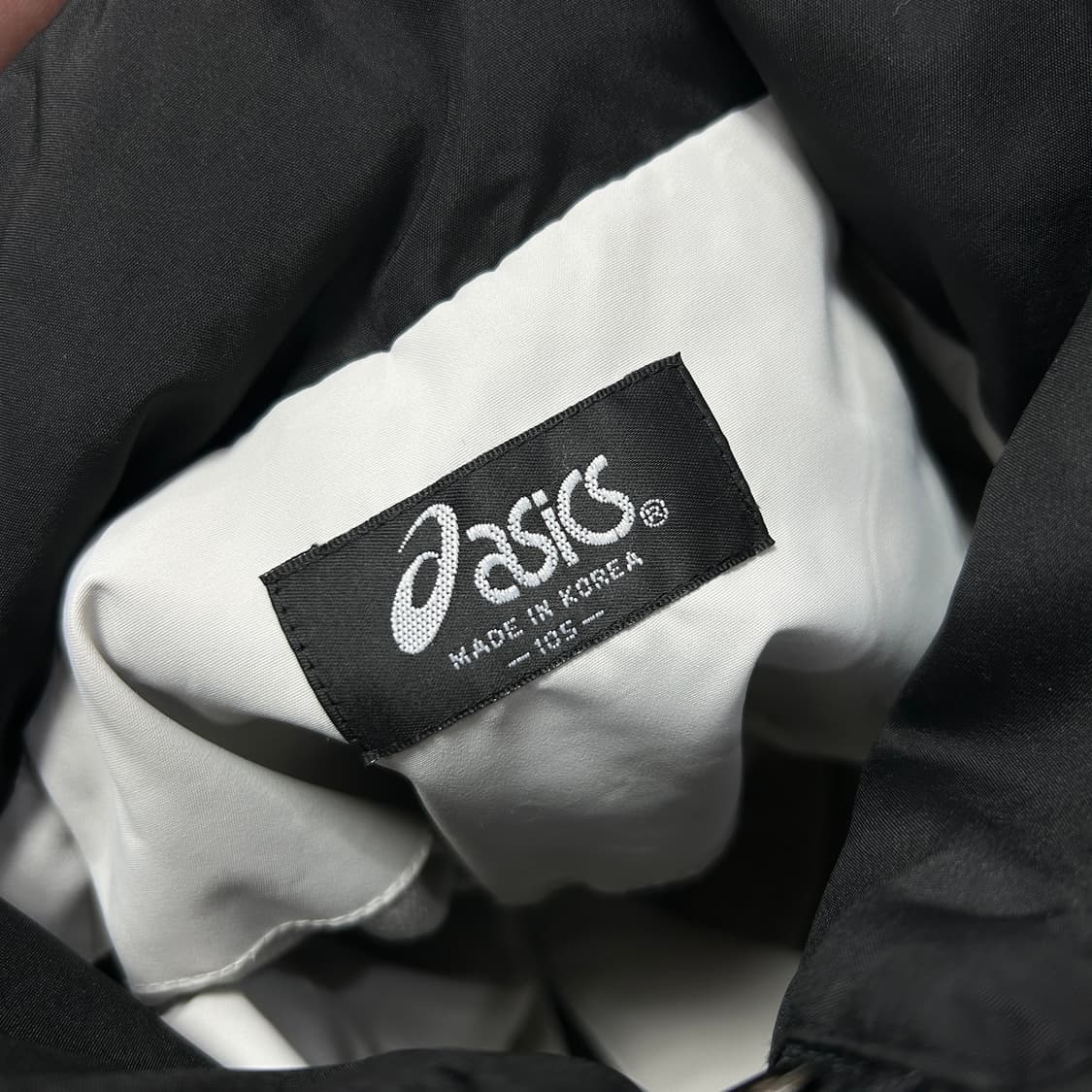 아식스 올드스쿨 블랙 그레이 바람막이(105) 상품이미지2