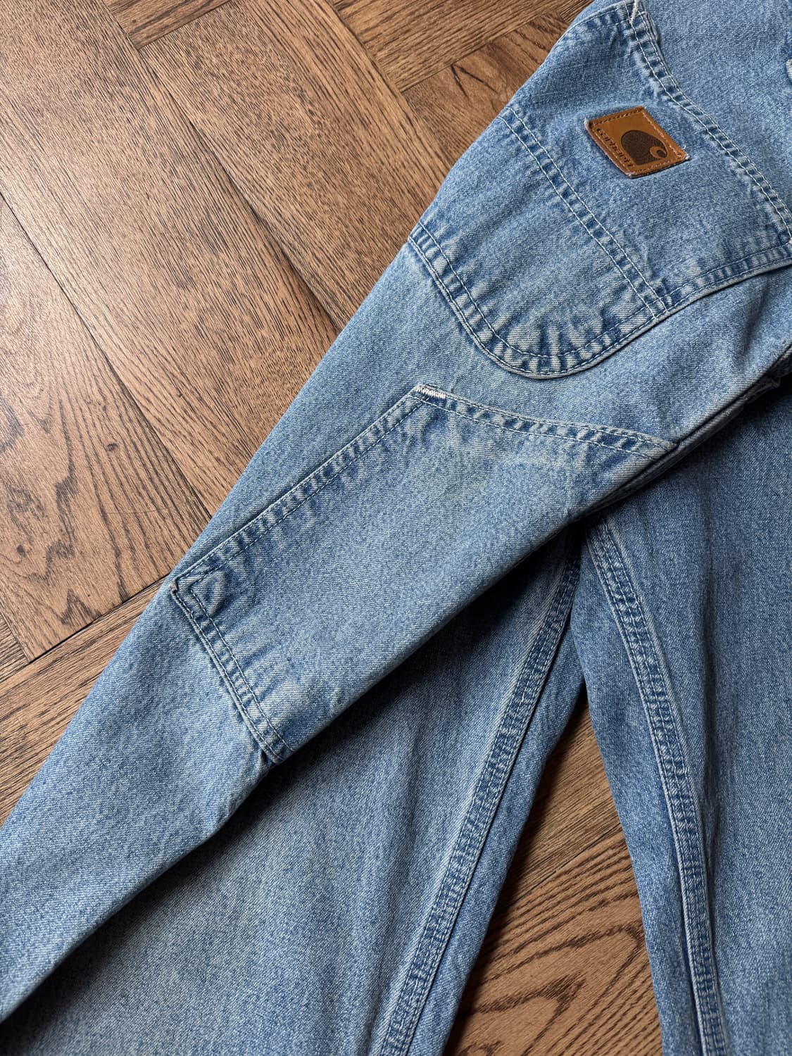 [34]90's 칼하트 USA 유니온메이드 이지 카펜터 워크 데님 팬츠 상품이미지5