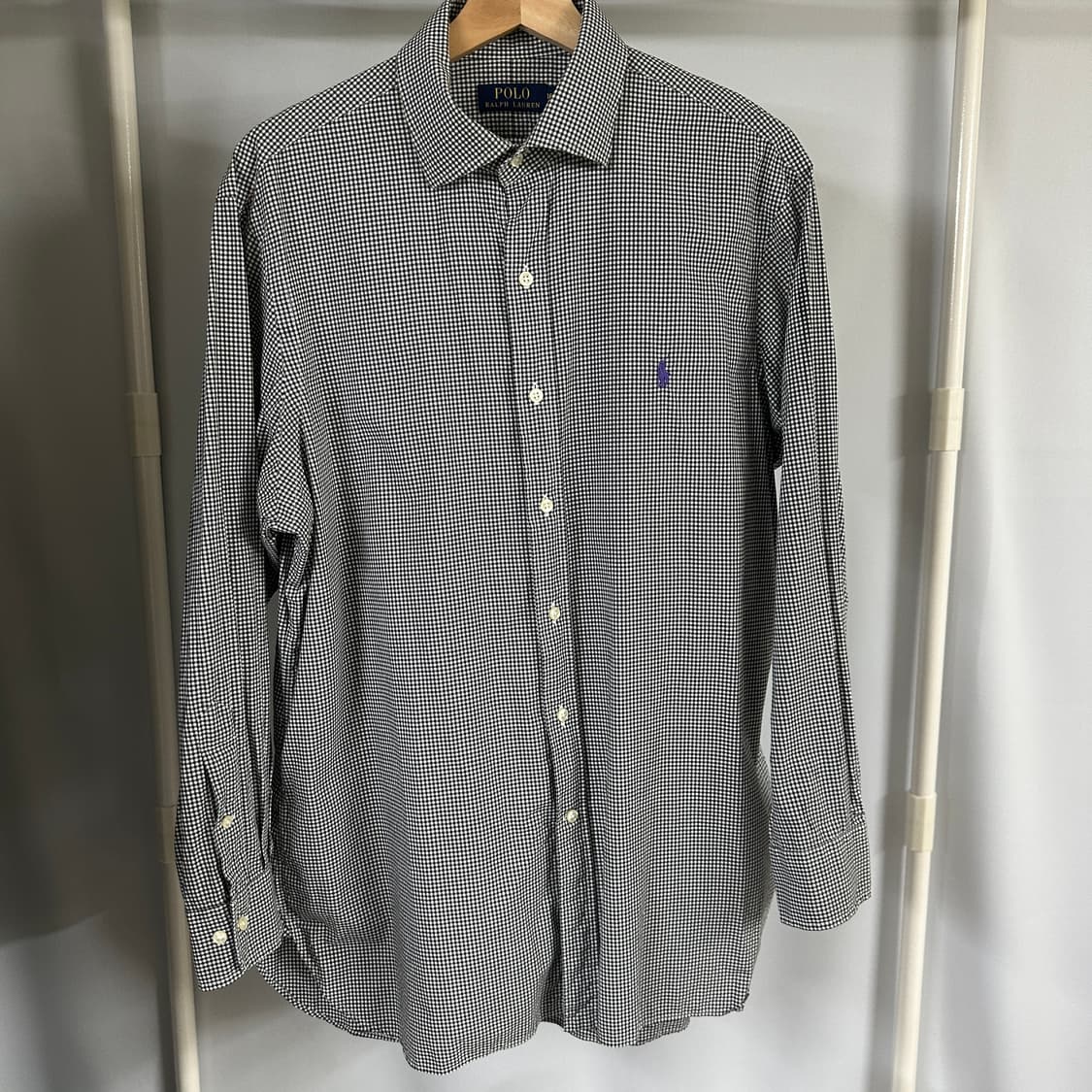 폴로 체크 드레스 셔츠 상품이미지1