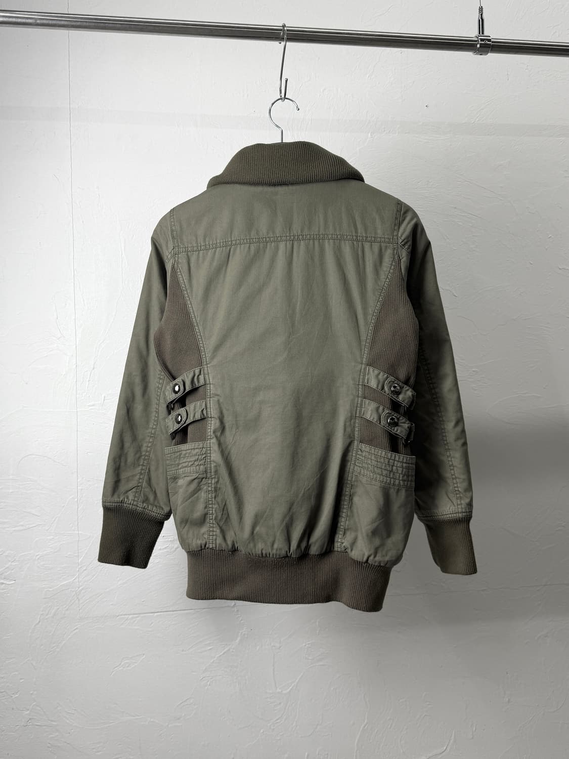 M.I.Heaven 리브 패널 블루종 자켓 상품이미지5