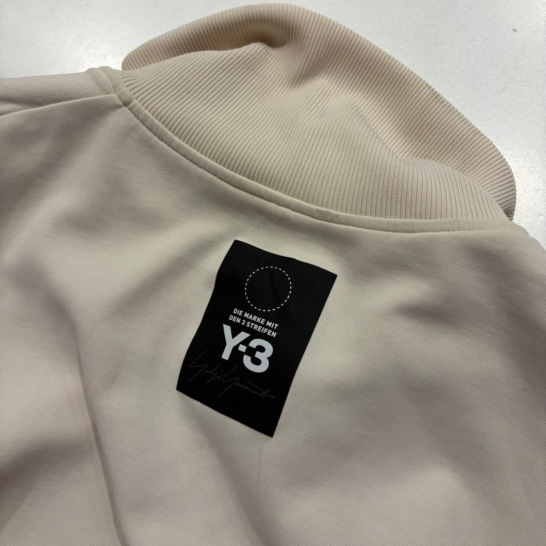 [XL] 18s 아디다스 Y-3 3선 트랙 스냅 자켓 아이보리 C908 상품이미지10