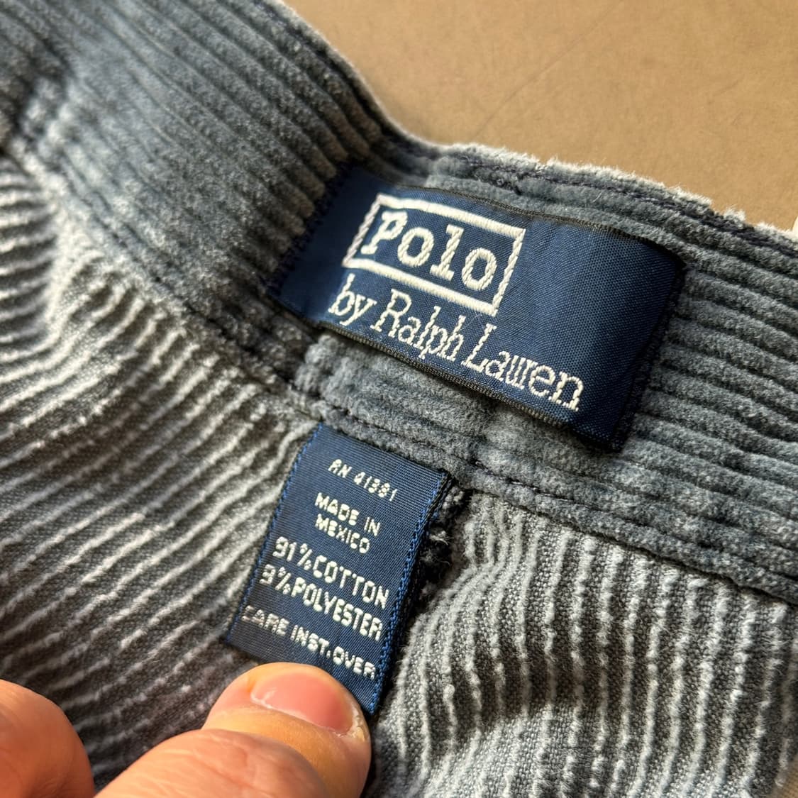 폴로 멕시코산 앤드류 코듀로이 팬츠 페이딩  상품이미지4