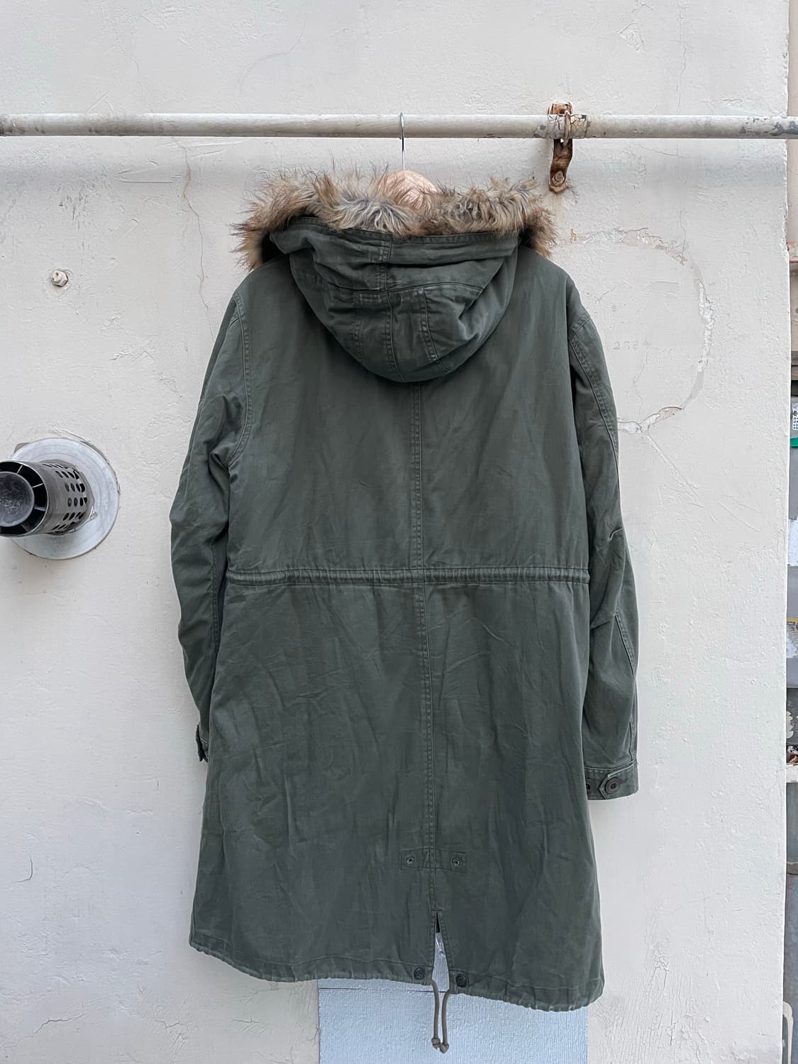 치치카카 피쉬테일 파카, 올리브 L 상품이미지2