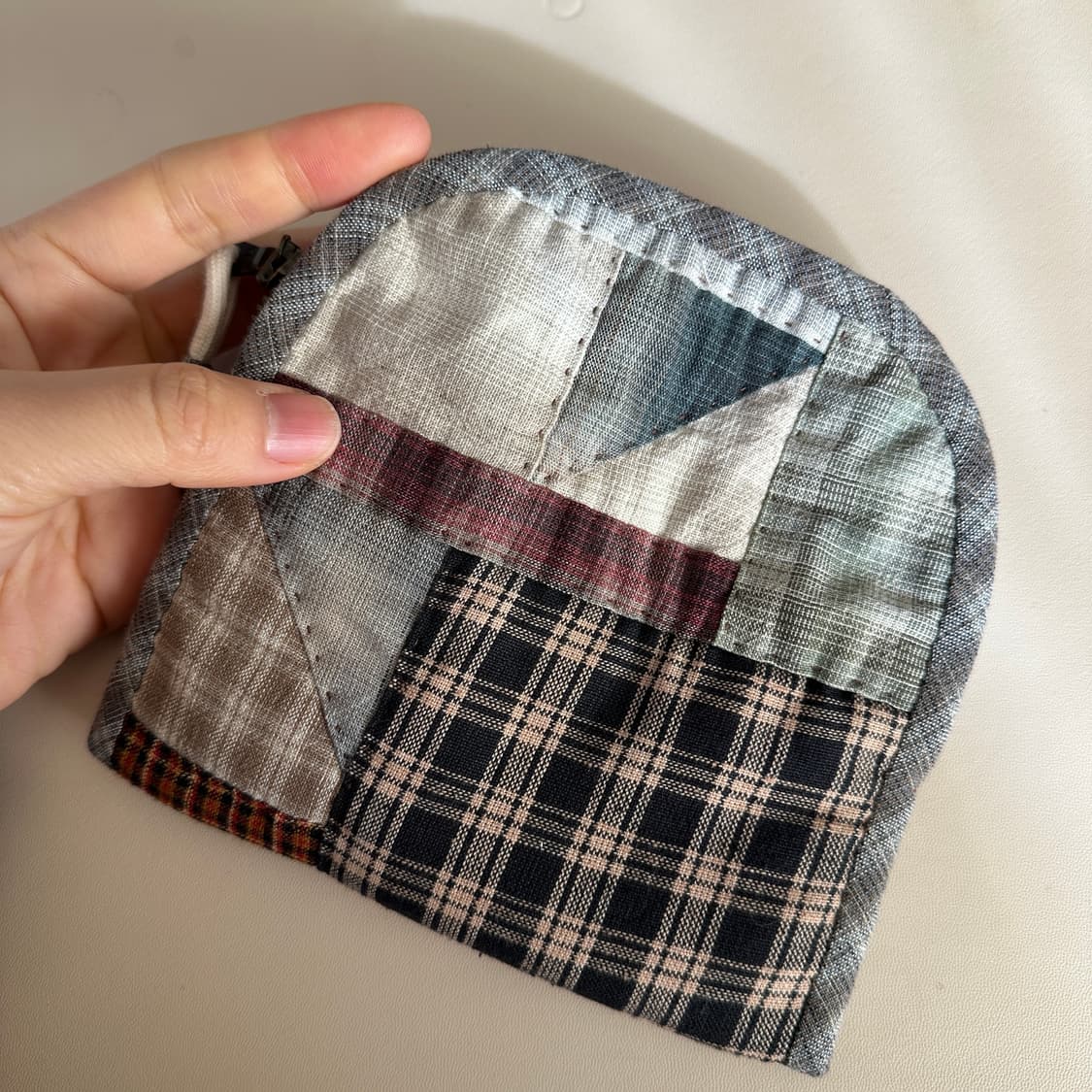 나염 원단 큼직 파우치 / 핸드메이드 상품이미지5