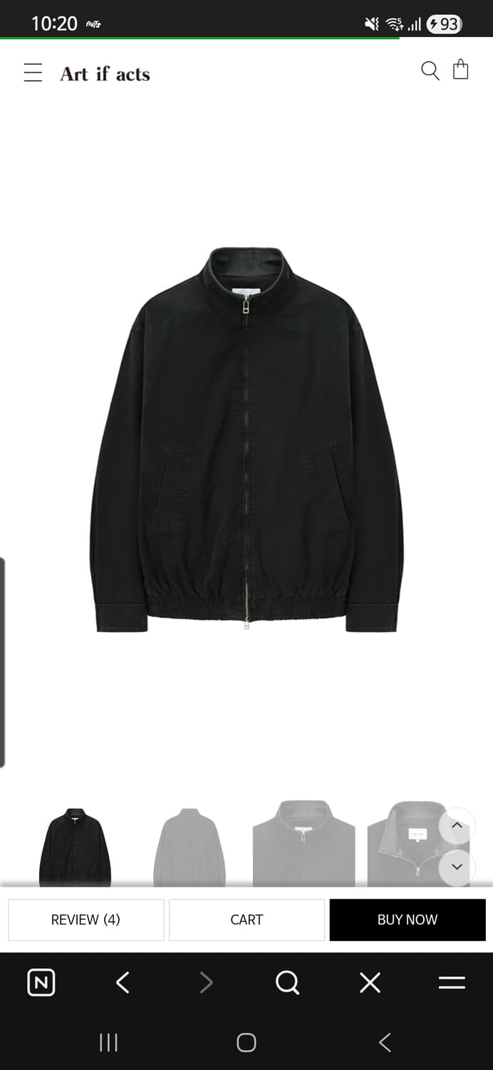 아트이프액츠 레더카라 자켓 블랙XL 상품이미지1