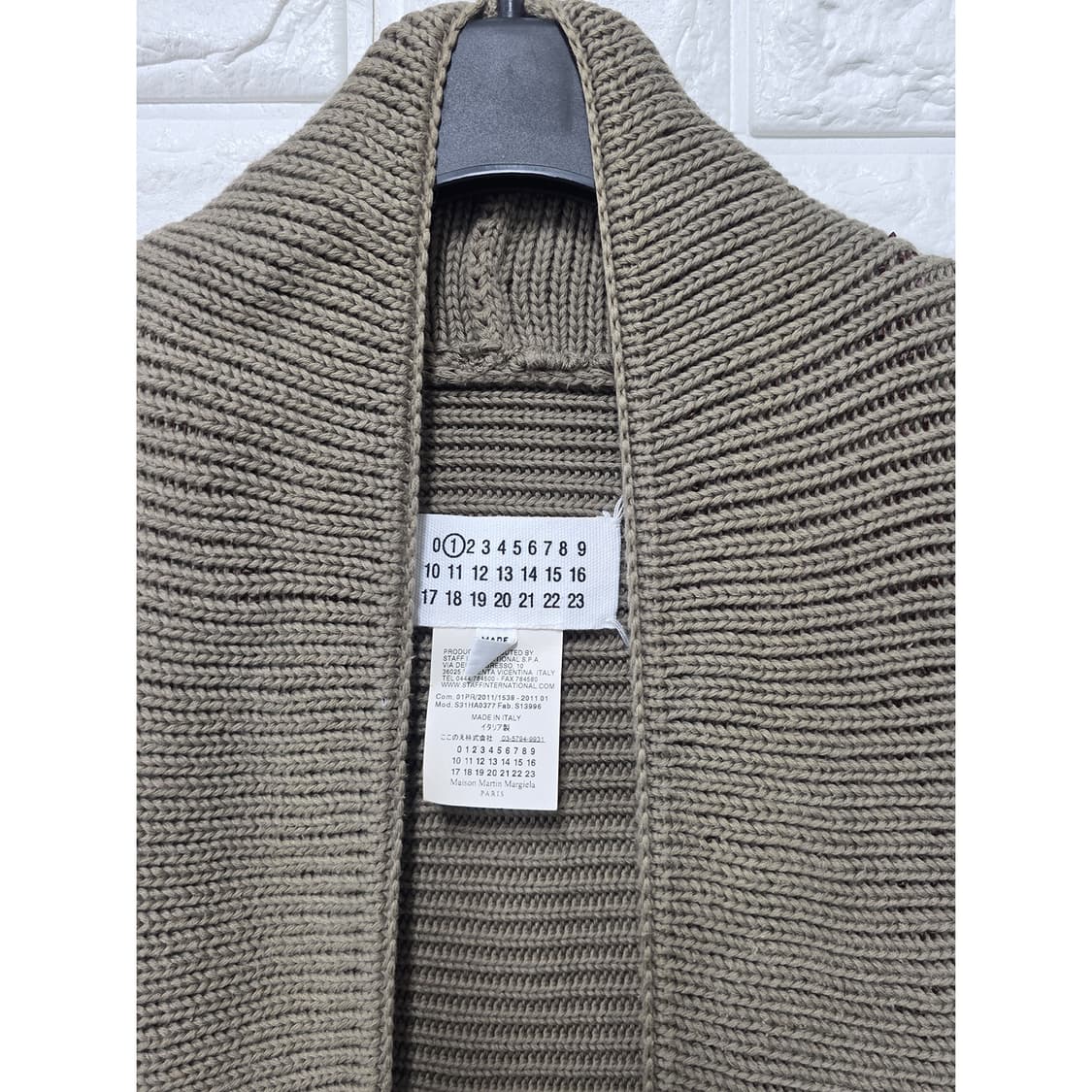 택포// M 메종 마르지엘라 니트 롱 베스트 상품이미지2