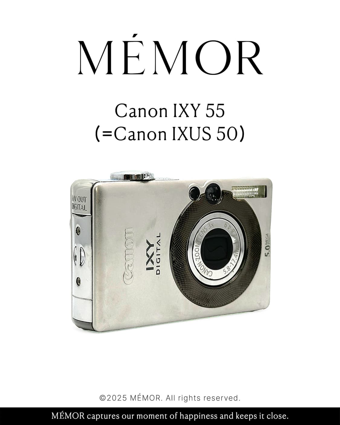 아이유님 사용🩷Canon IXY 55(IXUS 50) 캐논 디카 카메라 상품이미지2