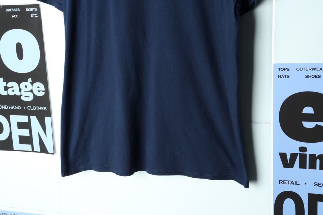 (XL-3XL) 프룻오브더룸 반팔 티셔츠 네이비 USA-H30054 상품이미지4