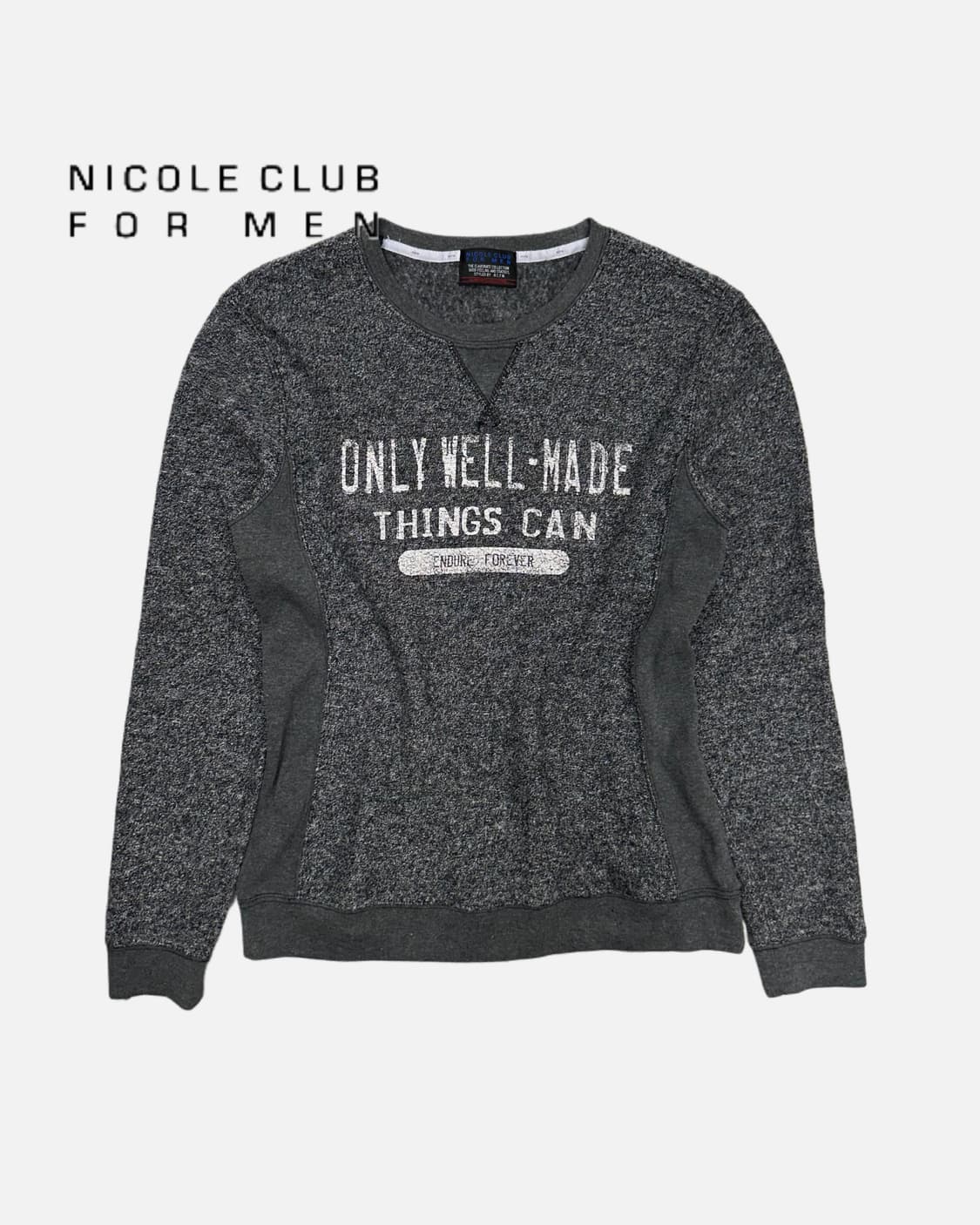 charcoal knit sweatshirt 상품이미지1