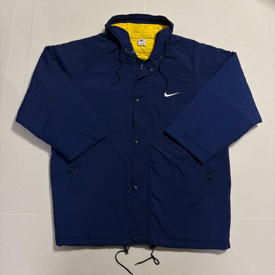 정품 나이키 JPN 90s 빅 스우시 올드스쿨 바람막이 자켓 돕바 상품이미지3