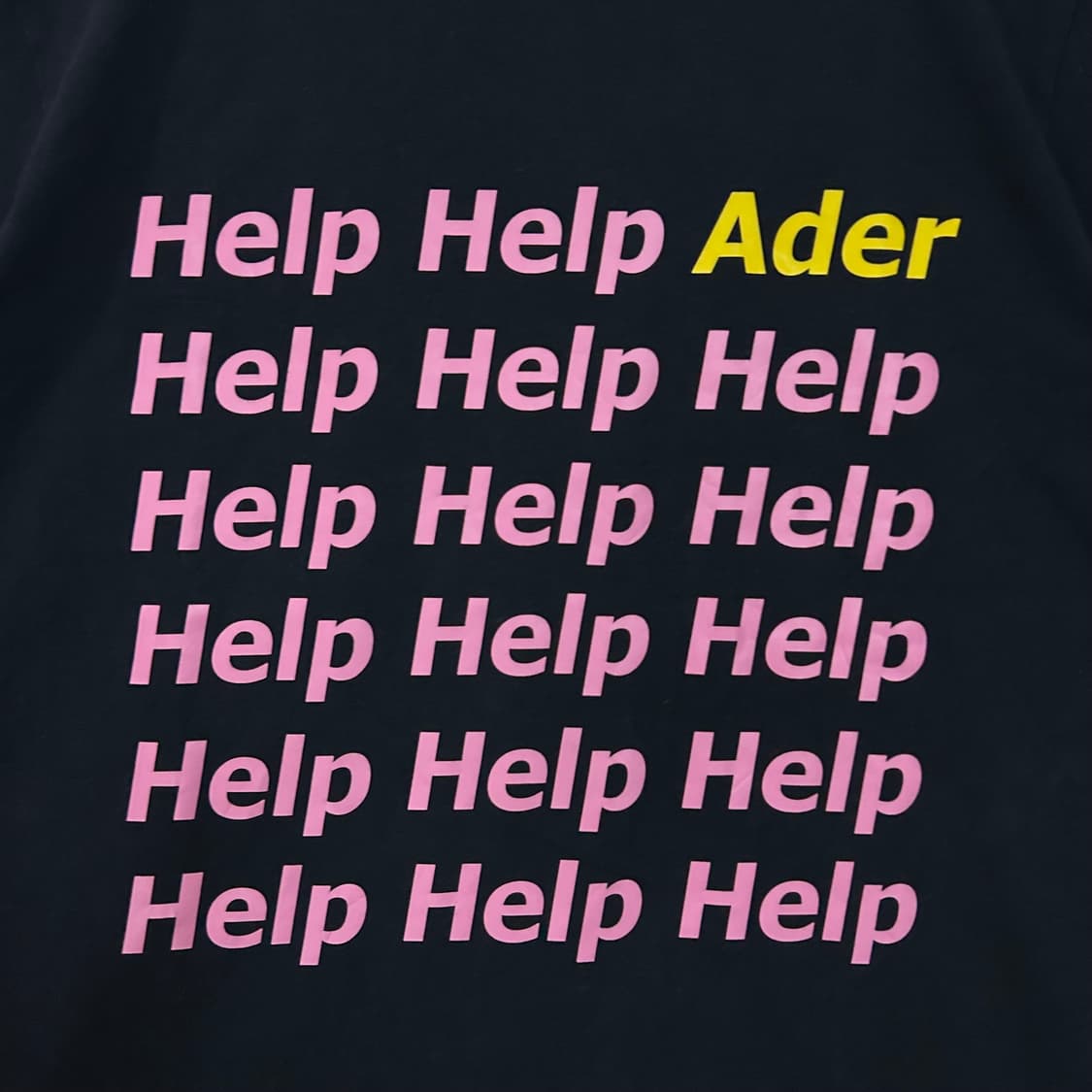  (3) 아더에러 Help 프린팅 반팔 티셔츠 상품이미지3