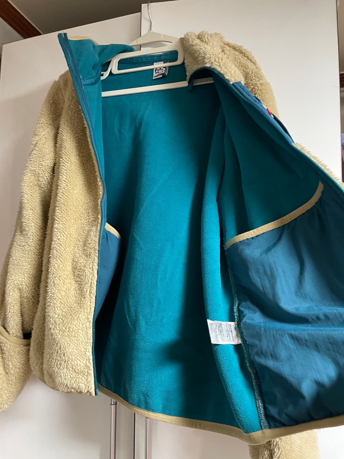 첨스 본딩 플리스 집업 자켓 남녀공용 상품이미지3