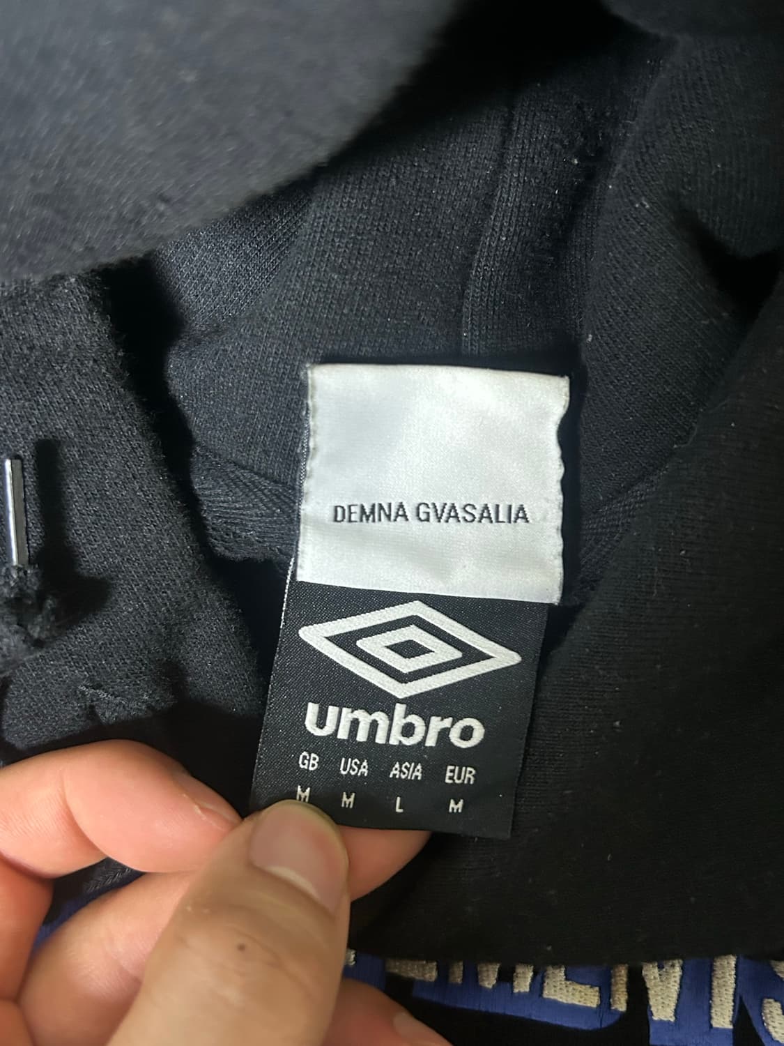 [M]베트멍 엄브로 후드티 블랙 상품이미지5