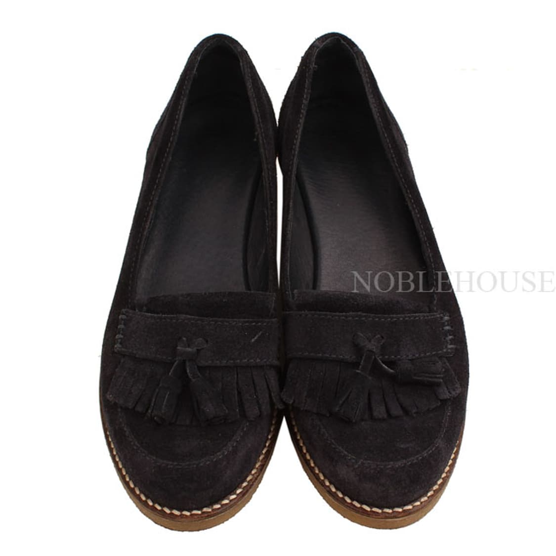 프레드페리 네이비 스웨이드 테슬 웨지 모카신 (US 7) 상품이미지2