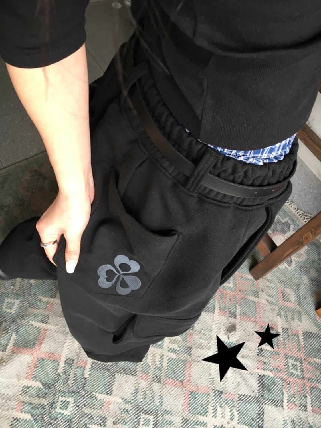 무오데 클로버 제작팬츠 상품이미지5