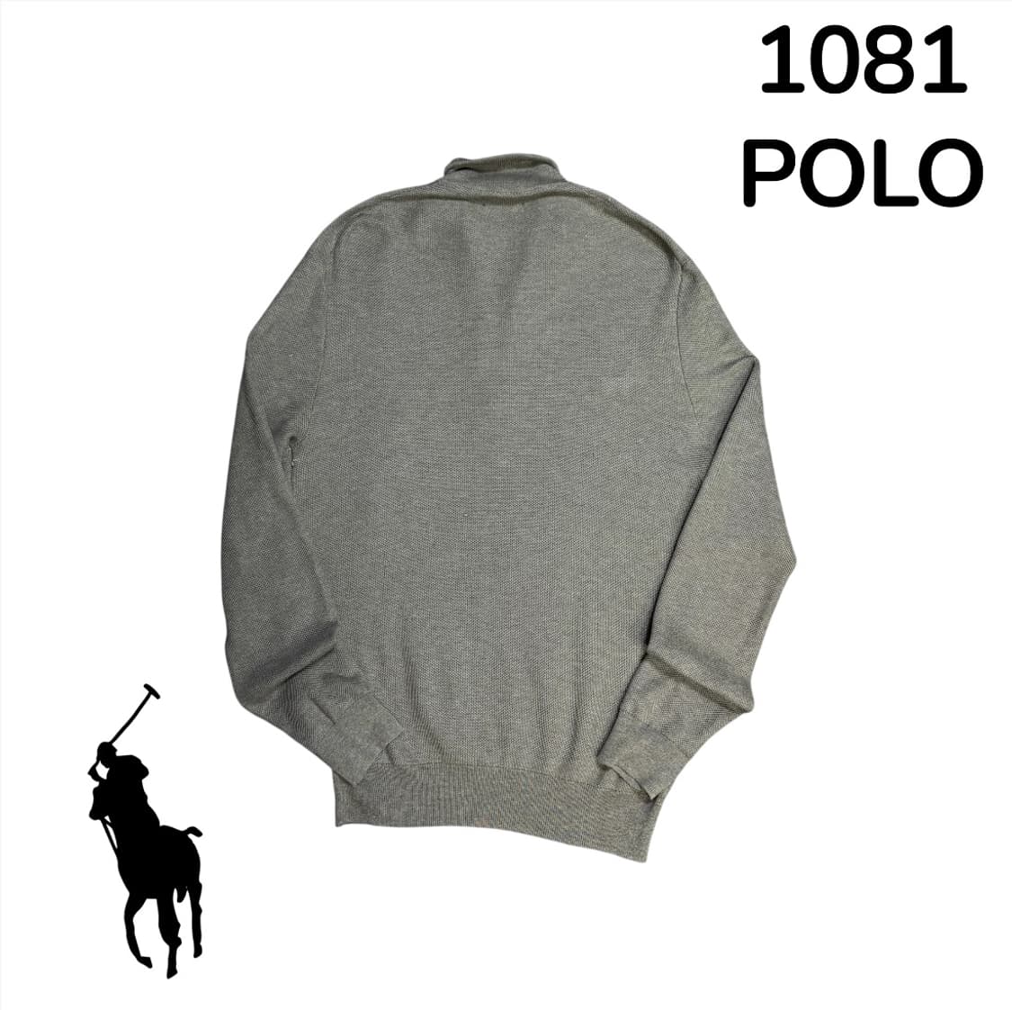 폴로 랄프로렌 신형 니트 반집업 M 상품이미지3