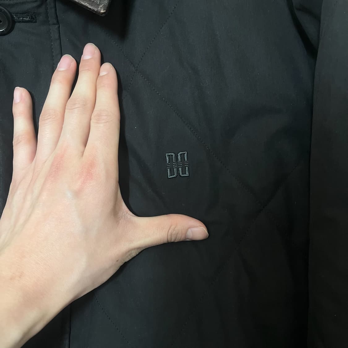 닥스 남성 가죽 카라 퀼팅자켓 패딩 점퍼 XL/105  상품이미지3