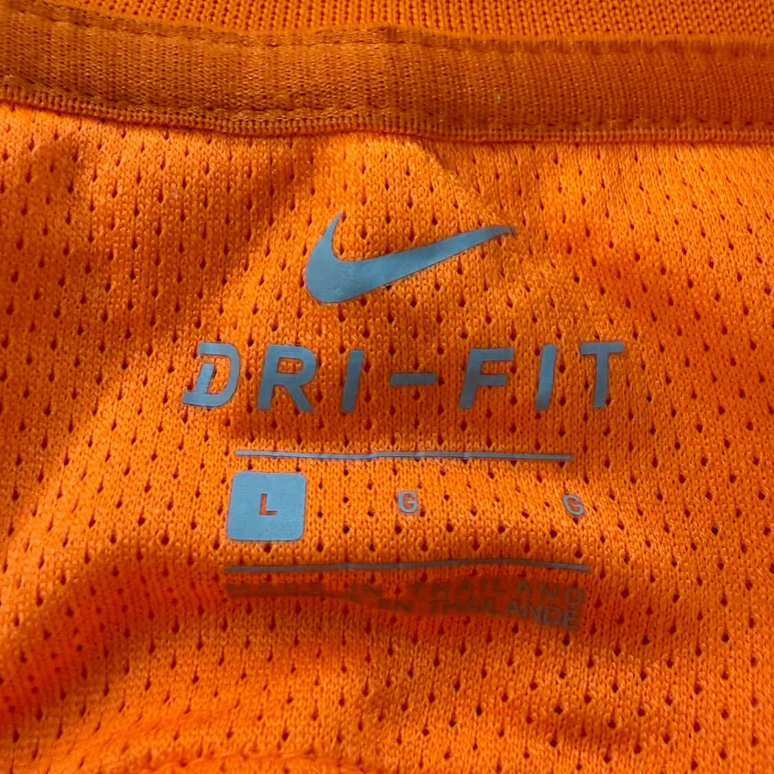 [정품/L] 나이키 심판복 카라 긴팔 티셔츠 오렌지 KFA b14 상품이미지5