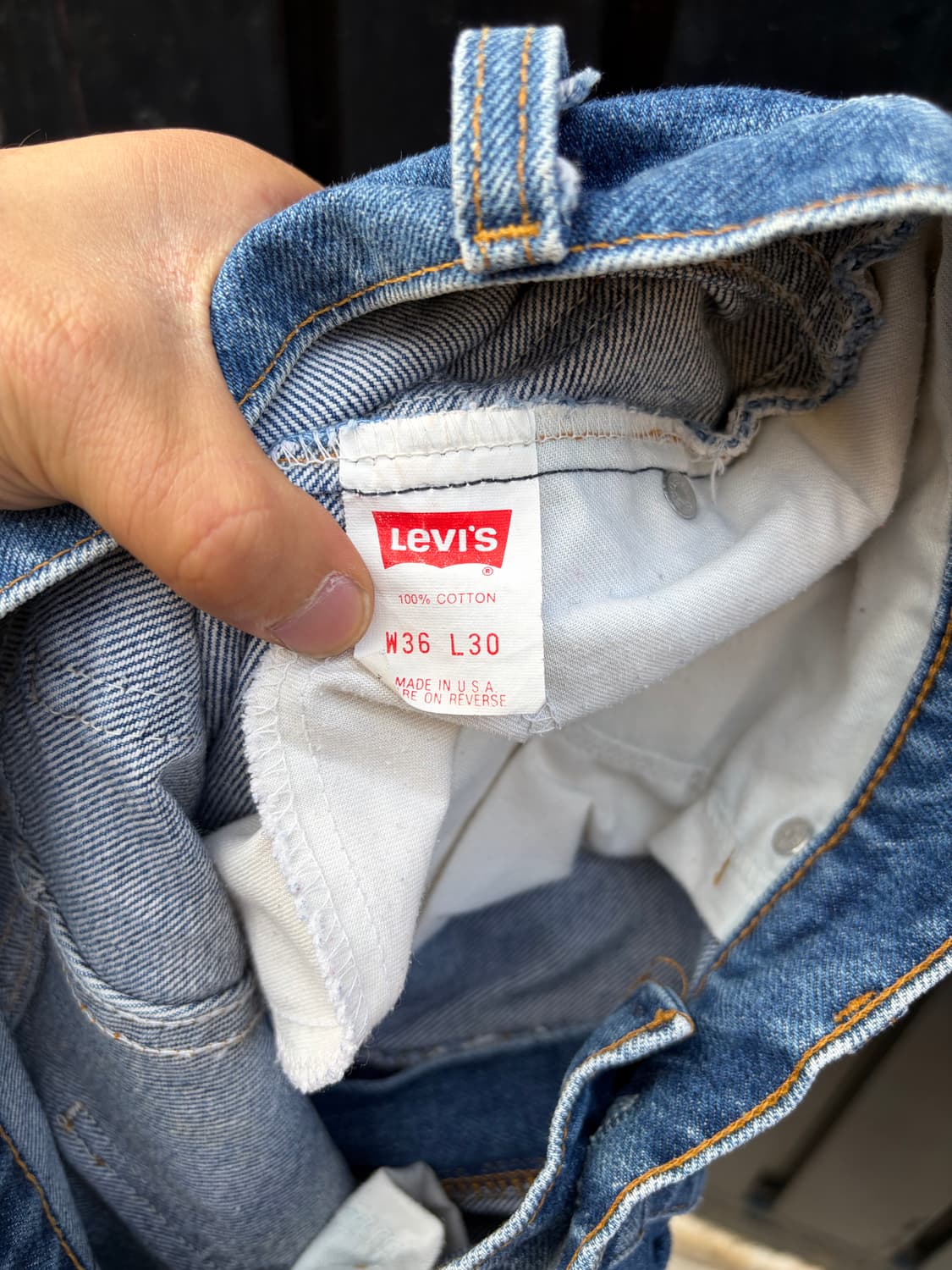 36) 90s Levi’s 517 데님 팬츠  상품이미지4