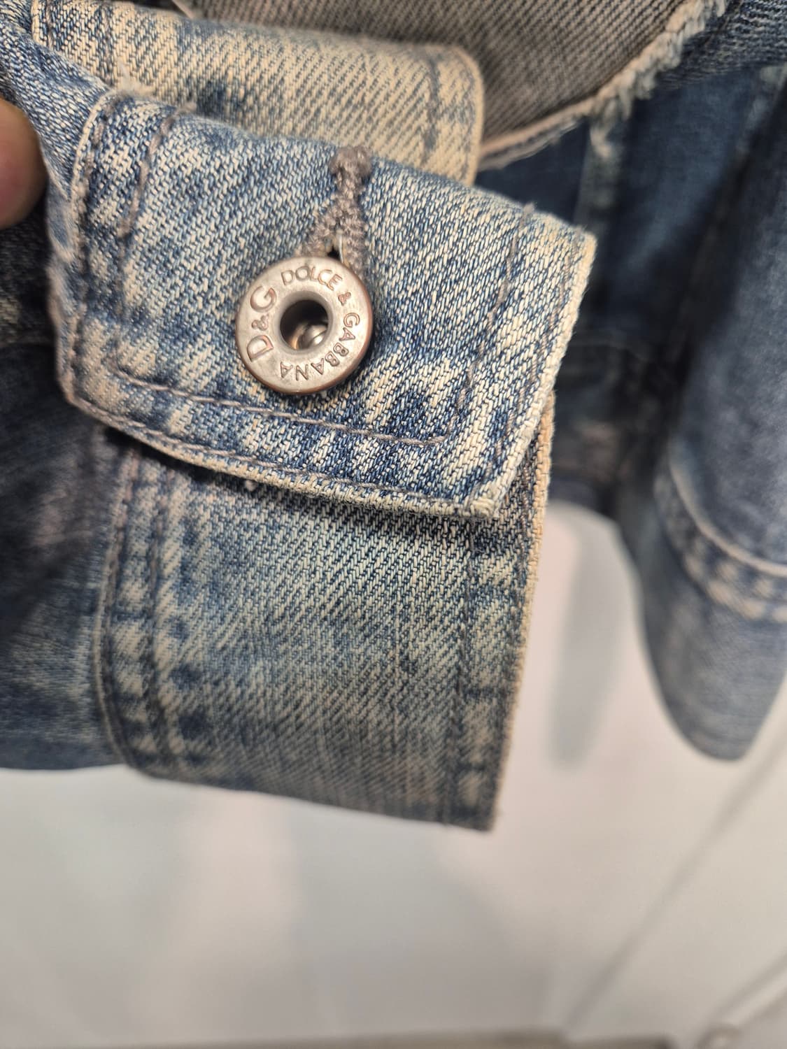 돌체앤가바나 빈티지 워싱 데님 자켓  M 상품이미지6