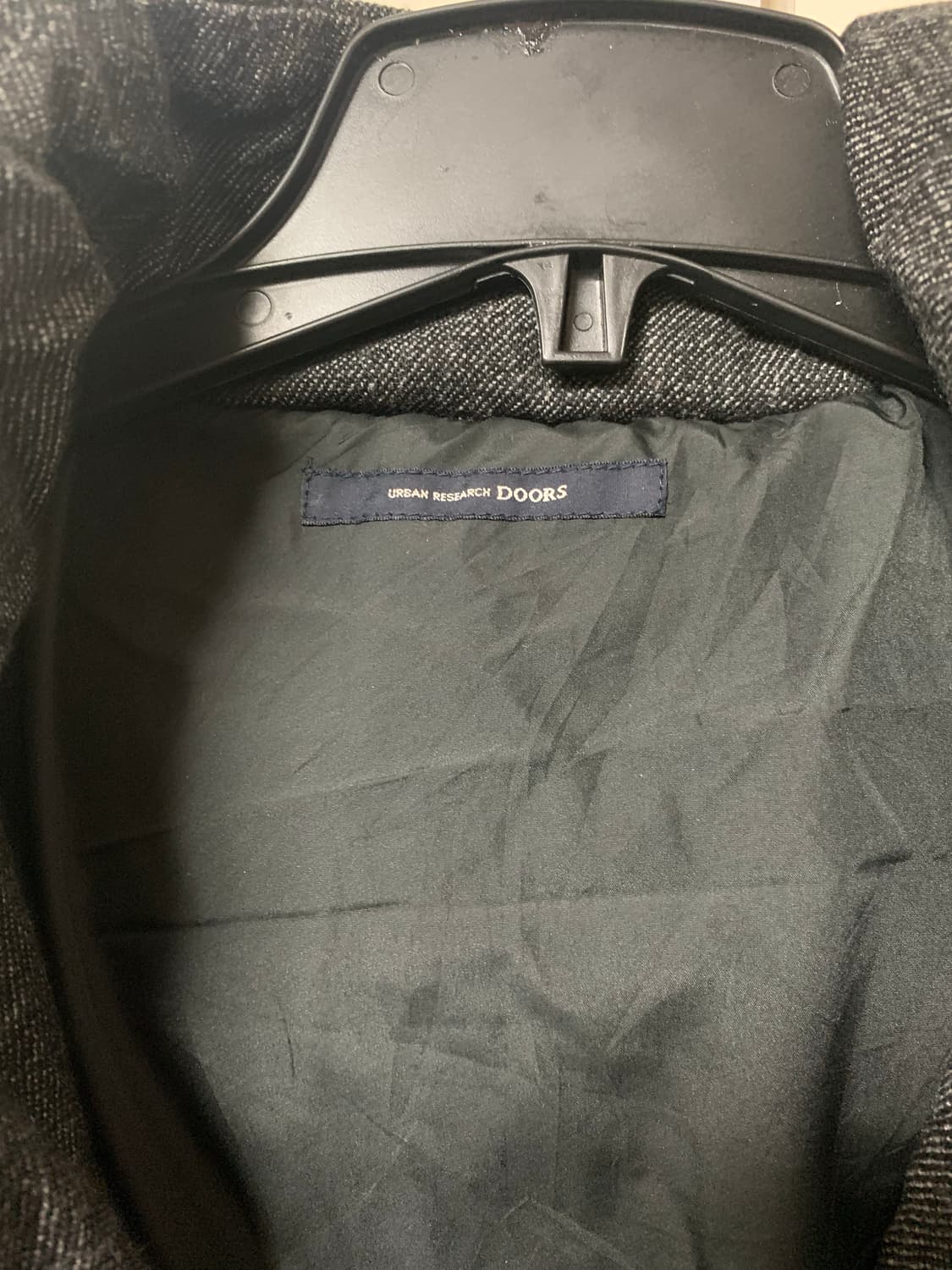 Urban research doors 울 그레이 패딩 자켓 상품이미지4