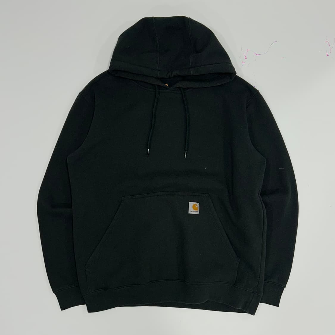 Carhartt 칼하트 오리지널 핏 블랫 후드티 상품이미지3
