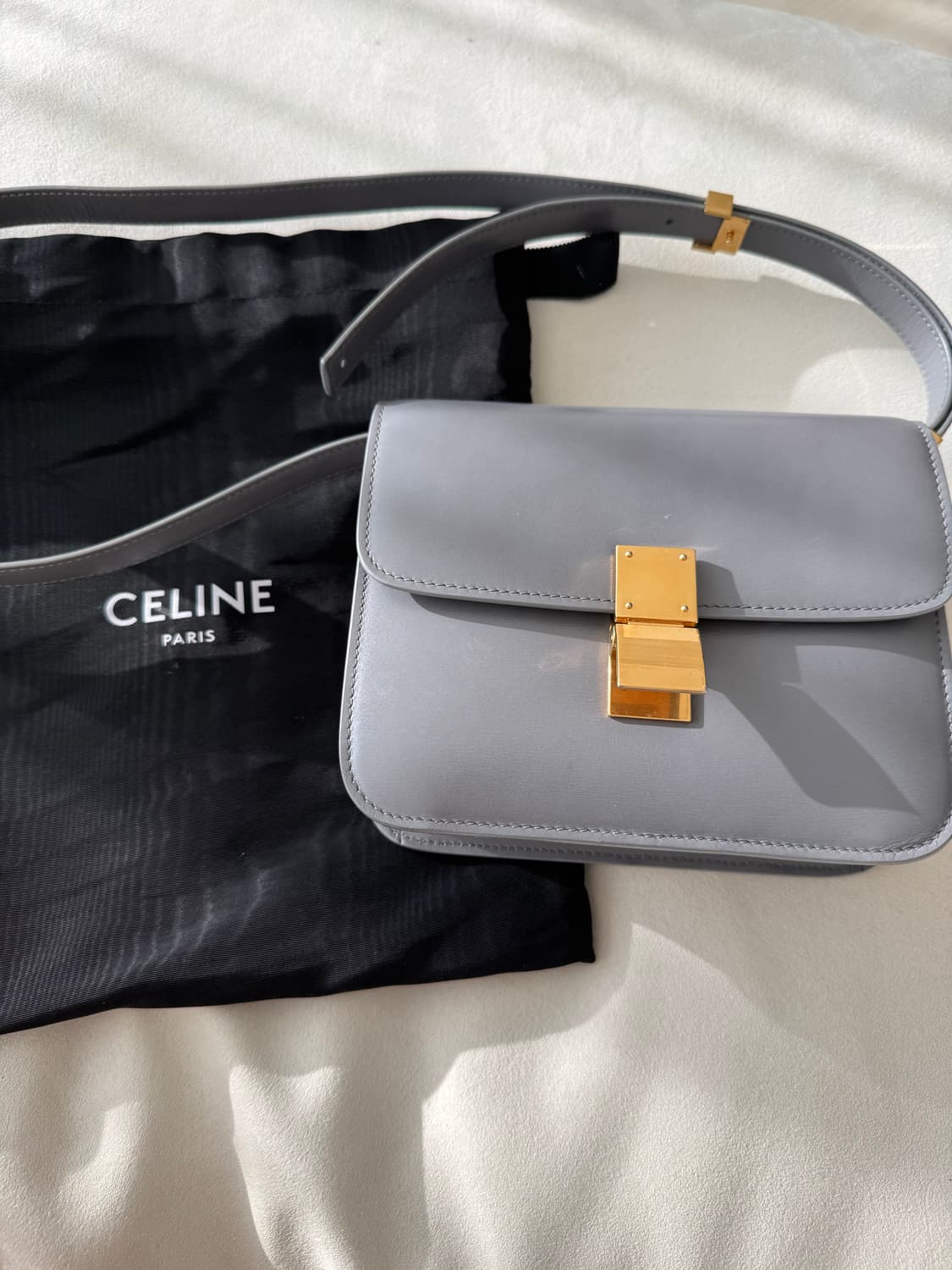 셀린느 클래식박스 틴 그레이 상품이미지1