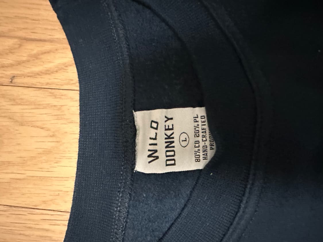 WILD DONKEY 네이비 맨투맨 L사이즈 상품이미지7