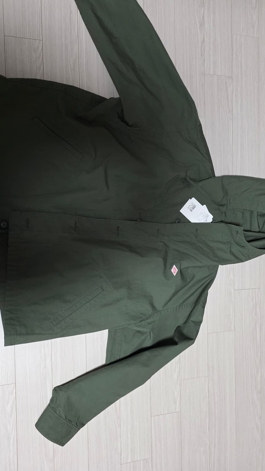 새상품 26SS DANTON 단톤 코튼 숏 후드 재킷 40사이즈 올리브 상품이미지2