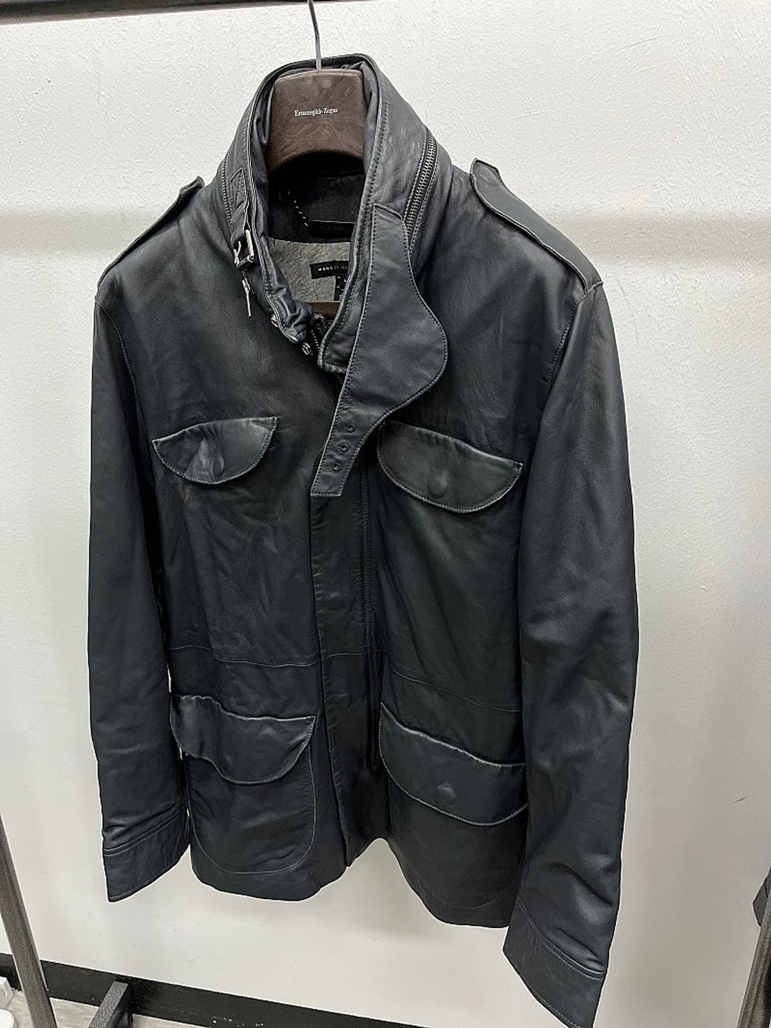 100-105) 마크제이콥스 레더 사파리자켓 상품이미지1