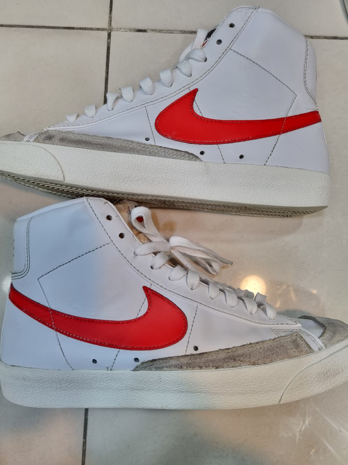 나이키 블레이저 미드 77 화이트/레드/블루275mm 상품이미지3