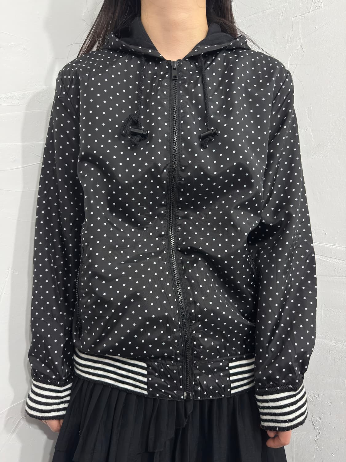 dot hood jacket 상품이미지1