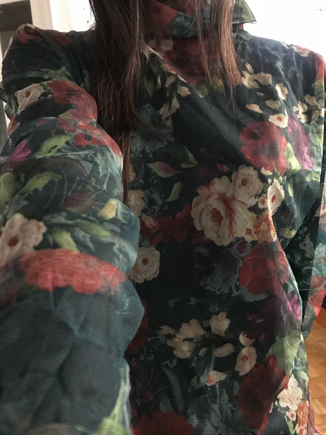 vintage pattern mash top 상품이미지4