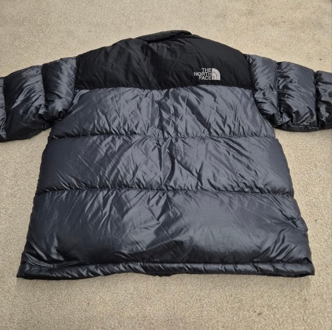 [정품/100, 블랙+그레이] 노스페이스 눕시 700 패딩 B7 상품이미지5