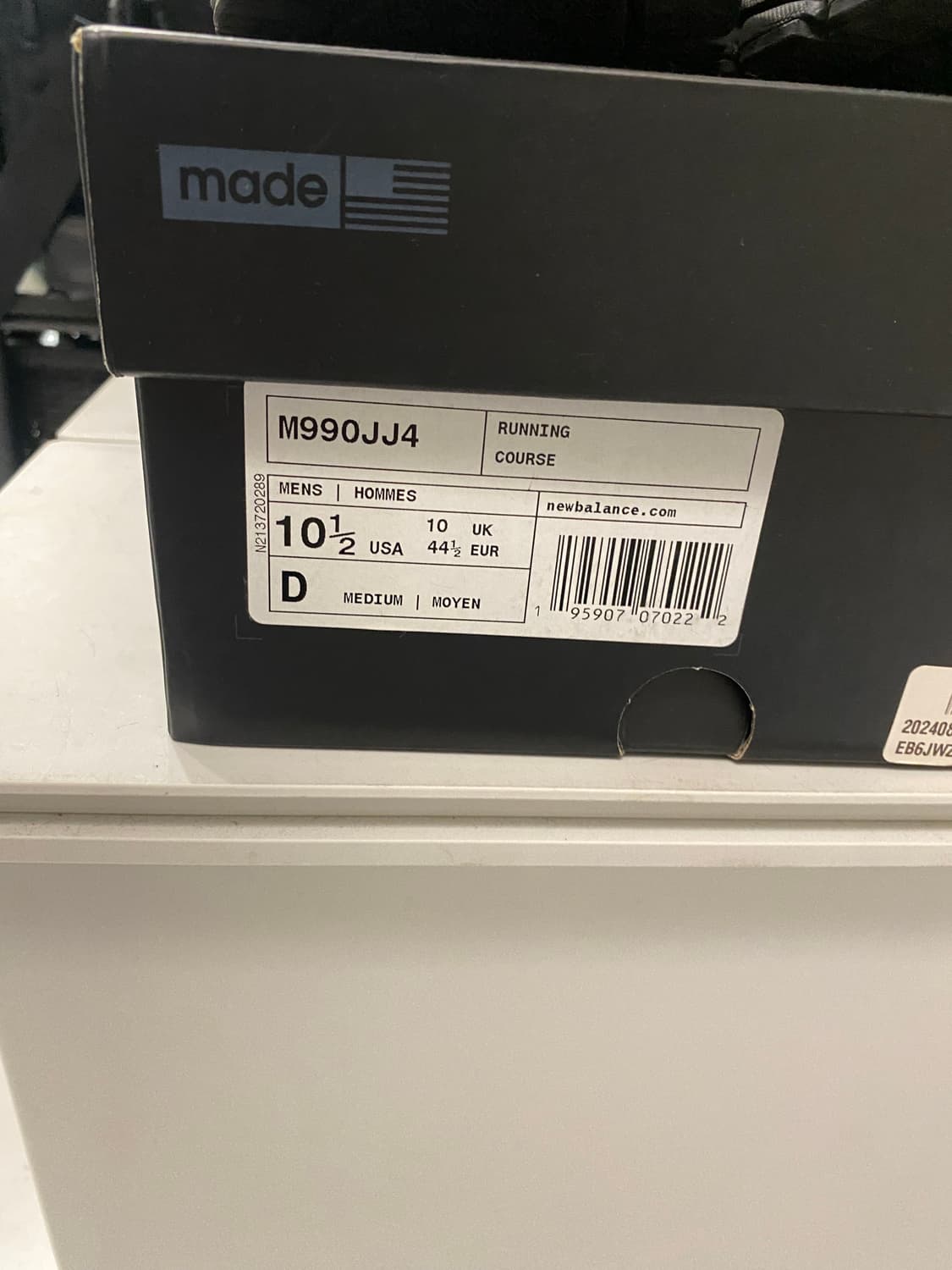 자운드 990v4 네이비 285 상품이미지9