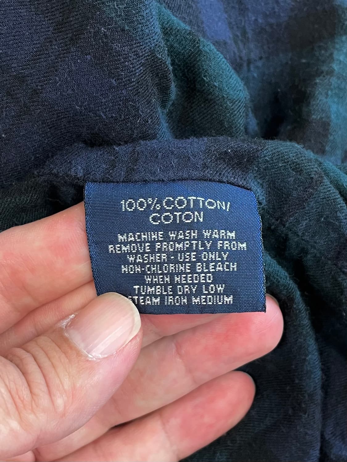 국내 유일 90s Made Canada 폴로 랄프로렌 블랙와치 스윙톱 상품이미지3