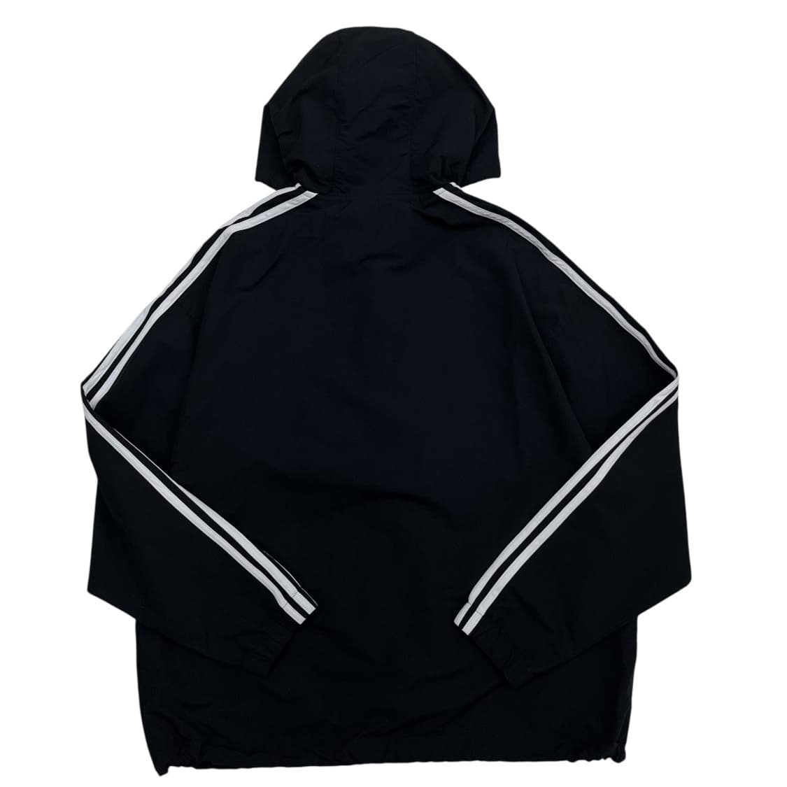 아디다스 화이트라인 블랙 후드 아노락 L 상품이미지4