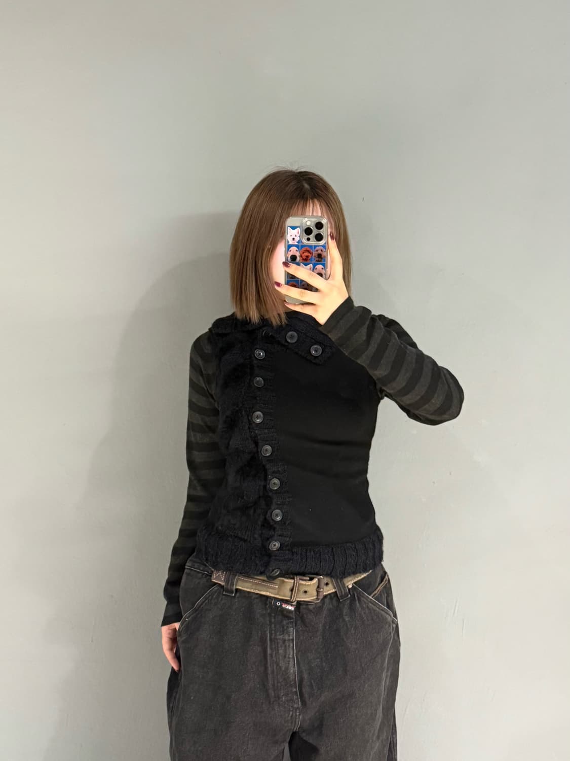 high-neck sideline button-up vest 상품이미지2